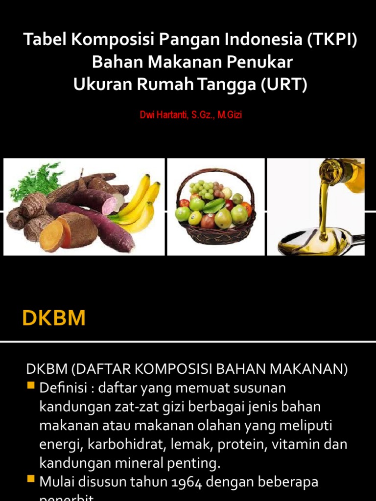 Tabel Komposisi Pangan Indonesia (TKPI) | PDF | Kesehatan Holistik