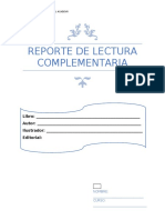 Reporte de Lectura Complementaria