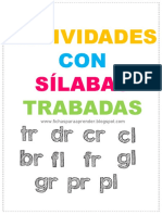 Fichas para Aprender Sílabas Trabadas PDF