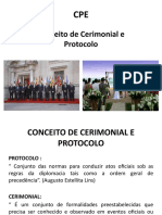 Aula 1 - Conceito de Cerimonial e Protocolo