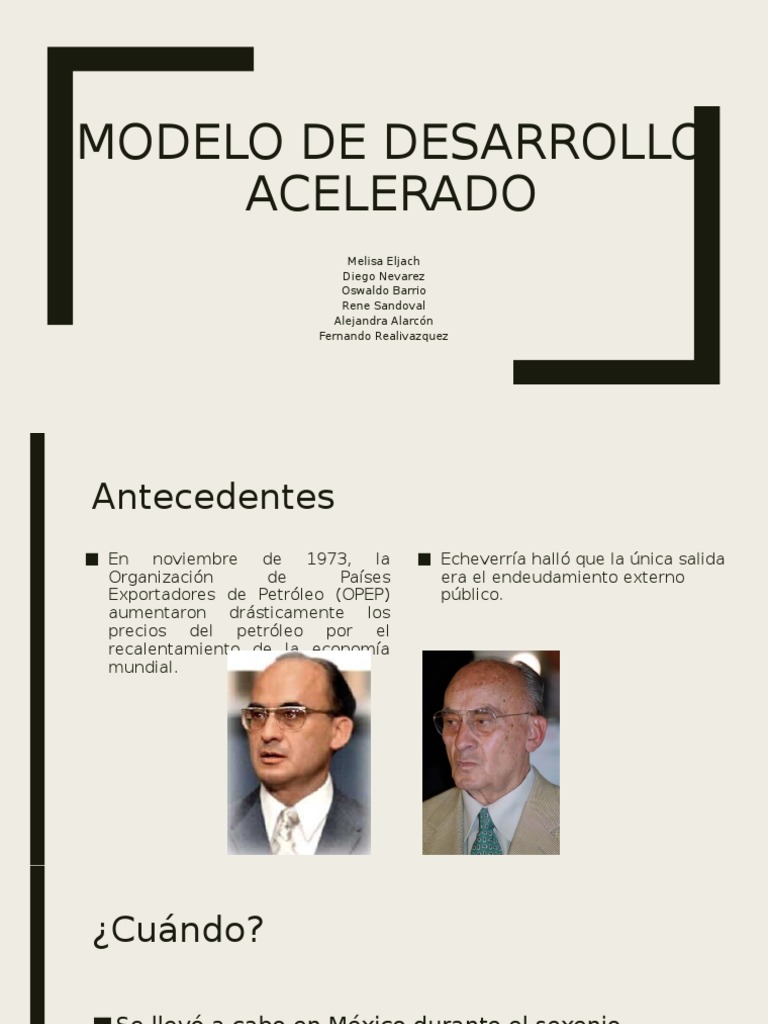 Modelo de Desarrollo Acelerado | PDF