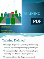 Training: Presented by . Rose Nili Tigga Shaikh Ahsanulla H