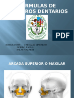 FORMULAS  DE REGISTRO DENTARIO