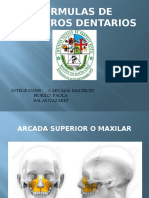 Formulas de Registro Dentario