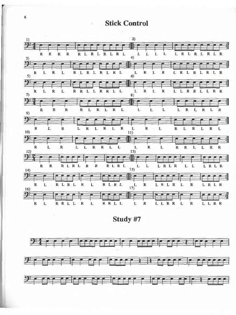 Stick Control Petters | PDF | Teaching Methods & Materials
