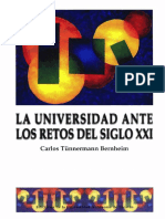 La Universidad Ante Los Retos Del Siglo Xxi PDF