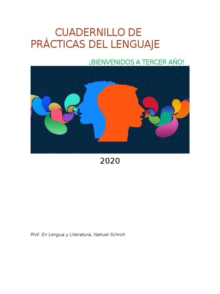 Cuadernillo de Pràcticas Del Lenguaje-Primer Año | PDF | Semiótica ...