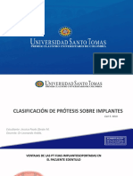 Clasificacion de Implantosoportada