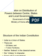 Presentation On Distribution of Powers