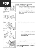 Hino J08C Engine Valve Adjustment Procedure, Valve Lash Clearance Specifications, Hino J08C Engine Parts