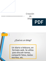 Creación Deun Blog