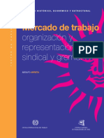 Arrieta, Adolfo. Mercado de Trabajo, Organizacion y Rerpresentacion Sindical y Gremial PDF