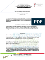 Decreto Número 192 Del 28 de Marzo de 2020 - Alcaldía Del Municipio de Puerto Asís
