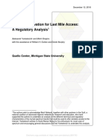 Wireless innovation for the last mile access a regulatory analysis