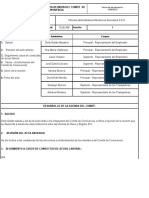 Acta Conformación Del Comité de Convivencia