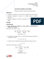 Laboratorio de Dinámica de Sistemas Práctica 5: Diagramas de Bloque y Reducción de Bloques