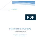 CONGRESO DE LA UNIÓN, DERECHO CONSTITUCIONAL