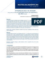 Caso Aplicado Servicio de Telefonía Perú PDF