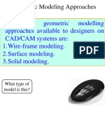 CADM Unit Geometric Modeling - Surfaces