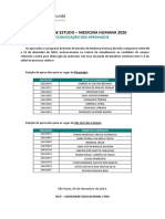 Aprovados - Programa de Bolsas Medicina Humana 2020 PDF