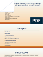 Real-Time Face Detection and Emotion & Gender Classification Using Convolution Neural Network