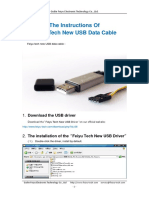 Feiyu Tech New USB Data Cable Manual PDF