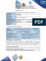 Guía de actividades y rubrica  de evaluación - Paso 1 - Realizar la actividad de Presaberes