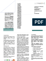 Triptico Normalización Internacional. Calidad