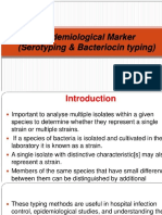 Epidemiological Marker Serotyping and Bacteriocin Typing