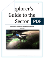 StarCraft Roleplaying Game Resource Explorer's Guide To The Sector