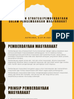 Konsep Dan Strategi Pemberdayaan Dalam Pengembangan Masyarakat