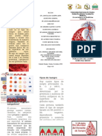 Tríptico - Grupo Sanguíneo