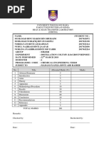 CHE504 - Lab Report On Distillation Colu