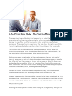 A Real Time Case Study - The Training Manager PDF