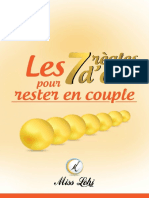 Les 7 Règles D'or Pour Rester en Couple