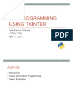 GUI Programming Using Tkinter