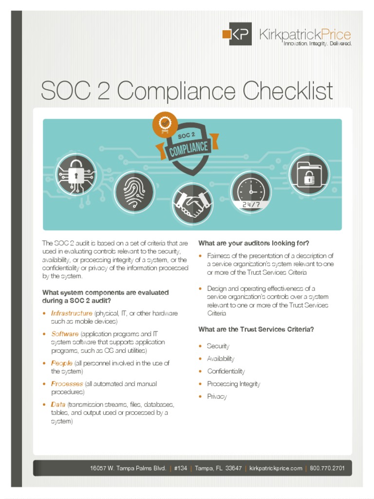 SOC 2 Compliance Checklist Guide | PDF | System | Business