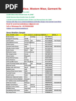 7-Garment-Retailer-Database-Sample
