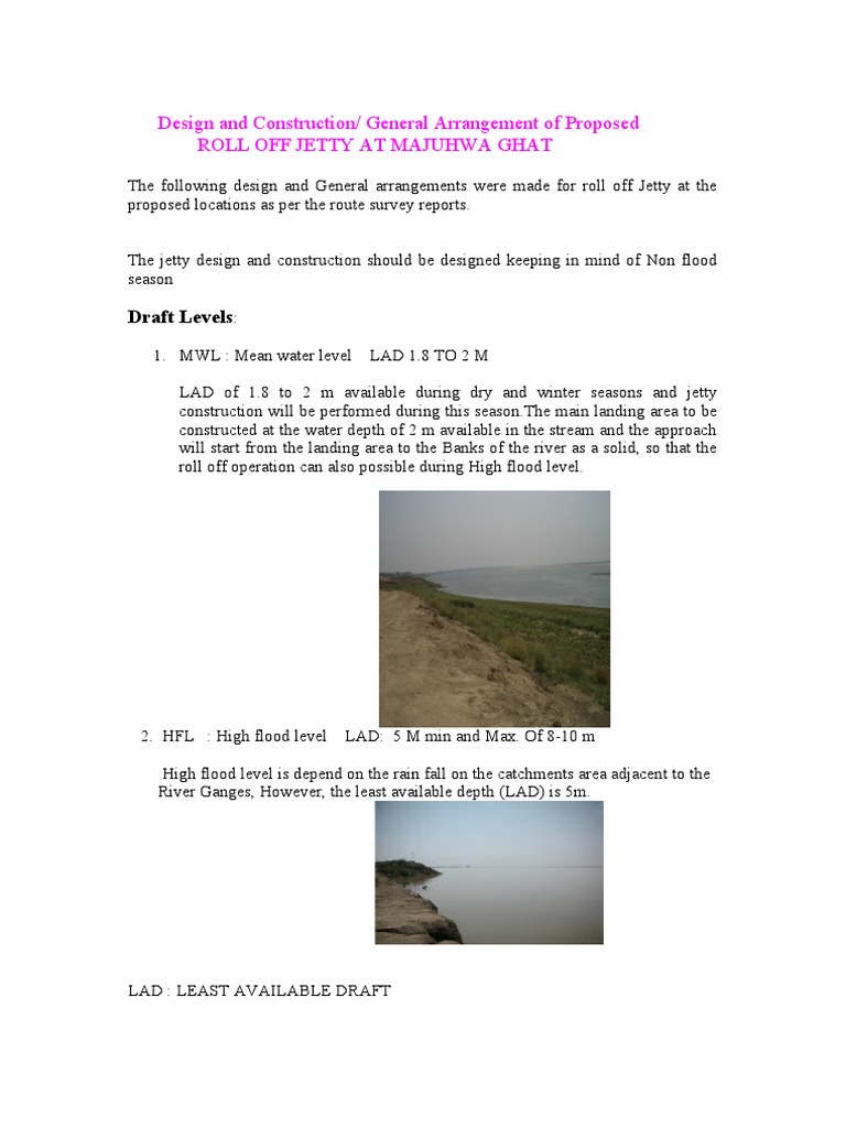 Jetty Design and Construction Details | PDF | Deep Foundation ...