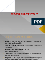 Mathematics 7
