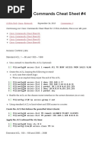 (CCNA) Cisco Commands Cheat Sheet #4