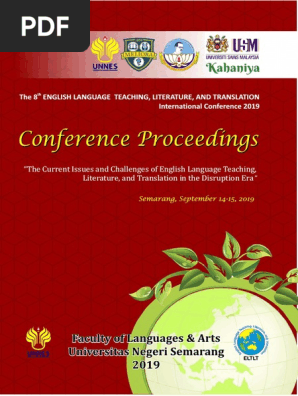 Eltlt 2019 Proceedings Pdf Millennials Teachers