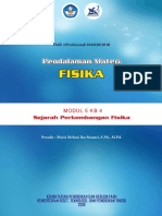 Fisika Modul 5 KB 4 - SEJARAH PERKEMBANGAN FISIKA