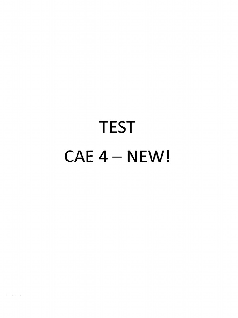 Test Cae 4 - New! | PDF