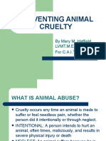 Preventing Animal Cruelty