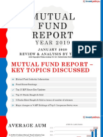 Mutual Fund Report - Year 2019 Review