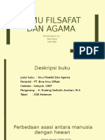 Ilmu Filsafat Dan Agama Book Report