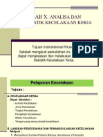 Bab 10 Analisa Dan Statistik Kecelakaan Kerja PDF