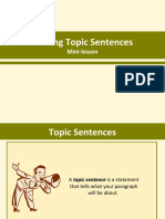 Topic Sentences1 3