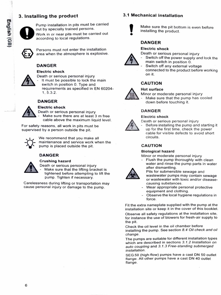 Grundfos Pump Manual PDF PDF Pump Switch
